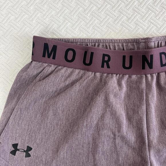 Under Armour Women's Size Small Purple Loose Fit Athletic Shorts Athleisure Run - Picture 4 of 10